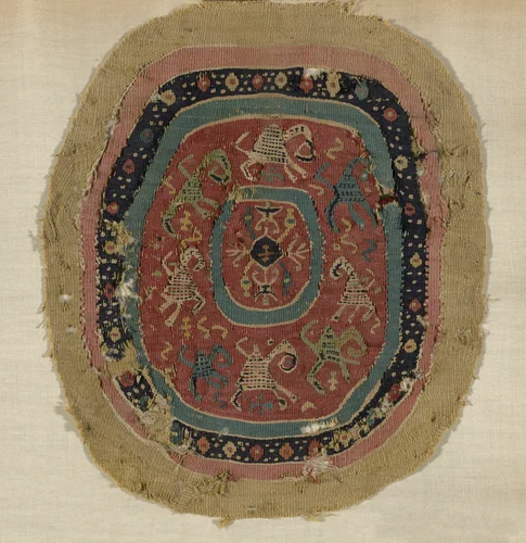 Panel by Coptic Egypt, textile, 201-500