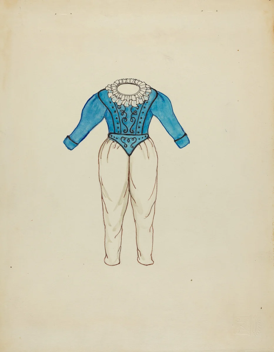 Boy's Suit by Dorothy Gernon, index of american design, 1935-1942
