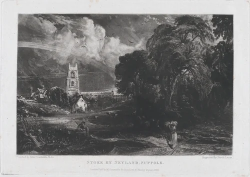 Stoke-by-Neyland by David Lucas, print, 1830