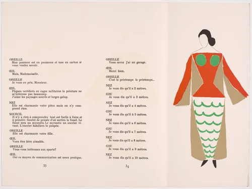 Plate (page 25) from Le Coeur à Gaz (The Gas Heart) by Sonia Delaunay, illustrated book, 1923