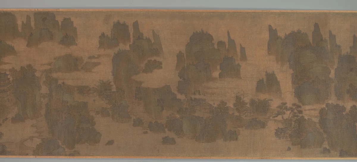 Retreats in the Spring Hills by Unidentified Artist, painting, 1100-1149