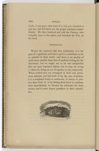 Tailpiece (page 360) from The Fables of Aesop by Thomas Bewick, illustrated book, 1818