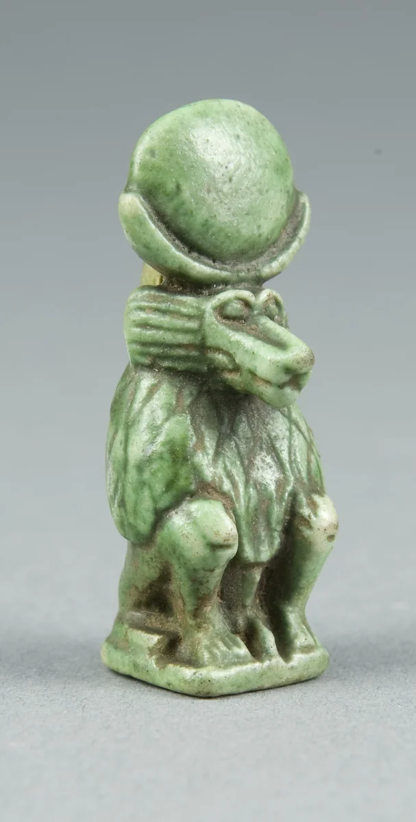 Amulet of Thoth by Egyptian, metalwork, -332--30