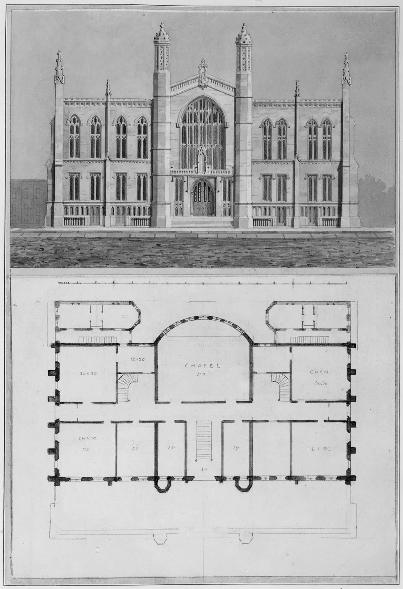 New York University College of Physicians and Surgeons, Buildings and Other Material by Alexander Jackson Davis, book, 1820-1892