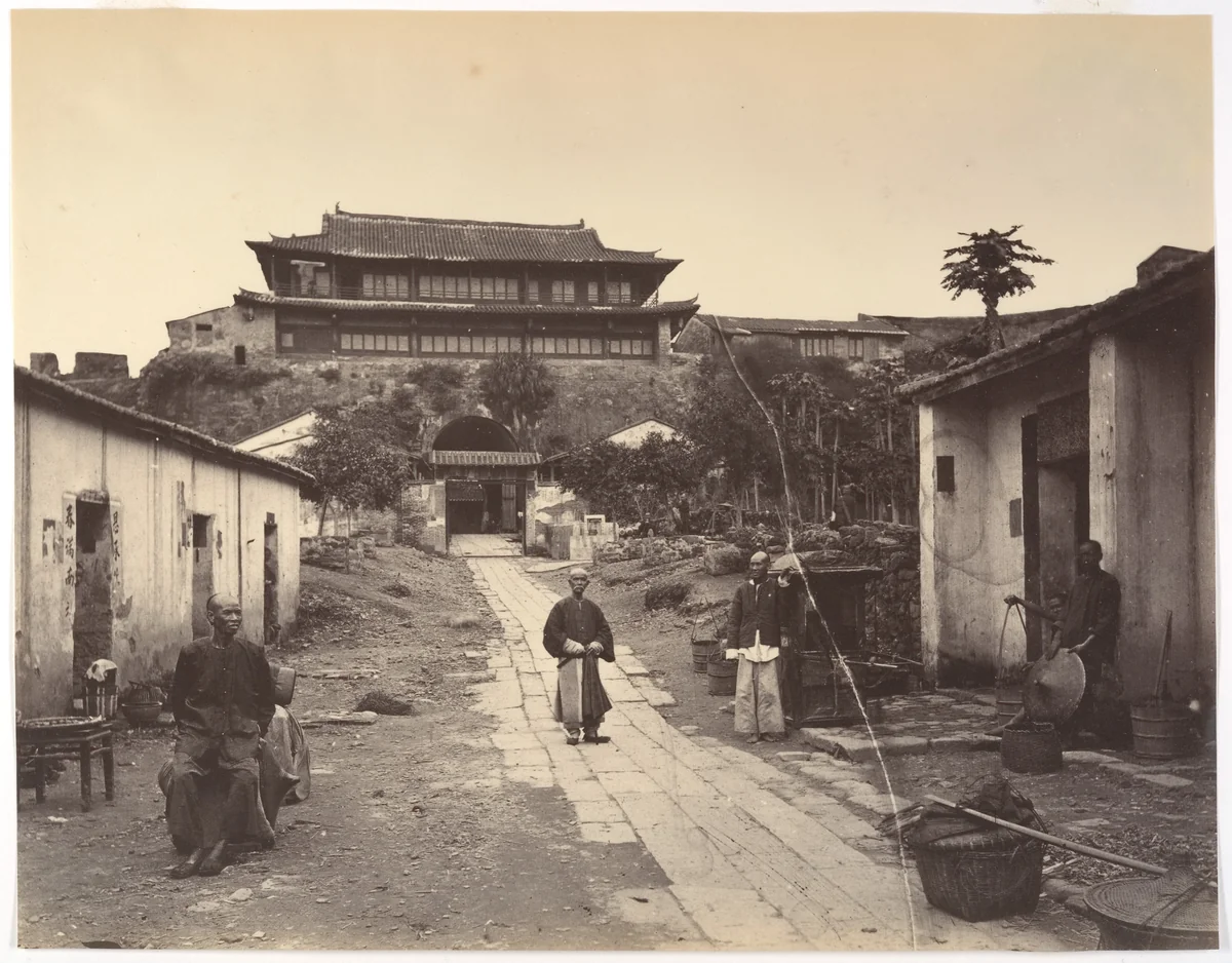 West Gate, Canton by John Thomson, photograph, 1869