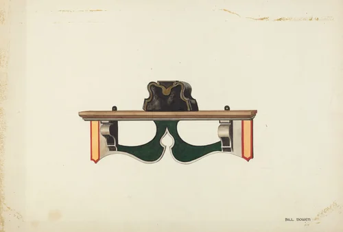 Wall Bracket by Bill Bowen, index of american design, 1935-1942