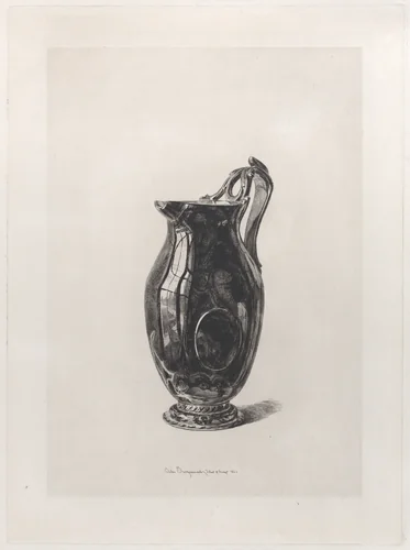 Antique Carnelian Vase by Jules Ferdinand Jacquemart, print, 1864