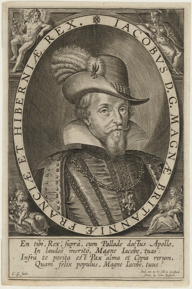 James I by Unknown 19th Century, print, 1800-1899