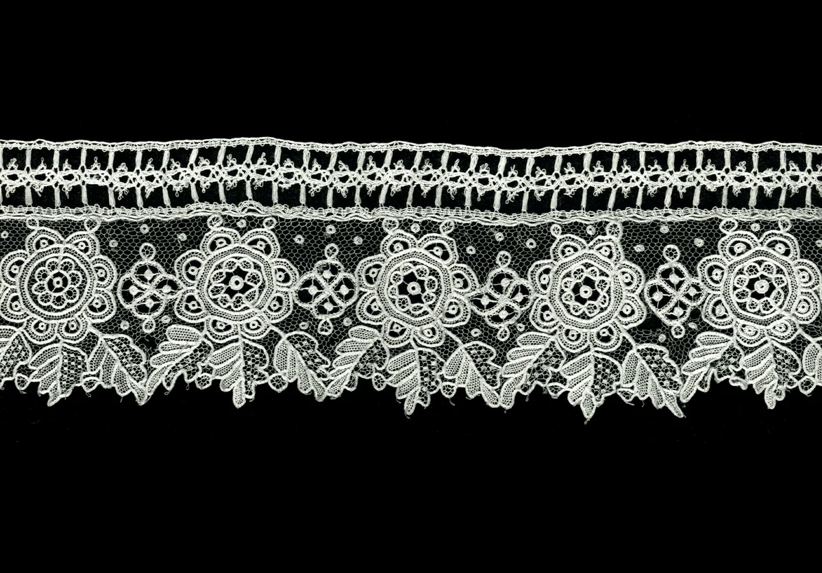 Borders by Belgium, textile, 1850-1869