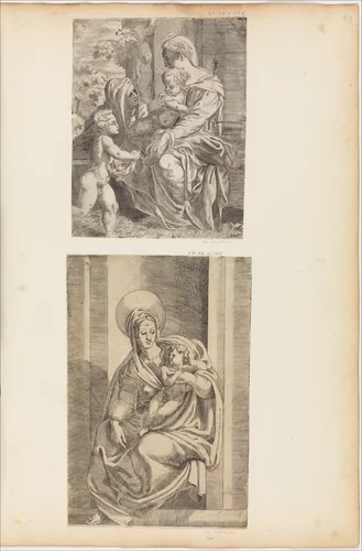 Madonna and Child by anonymous, print, 1500-1630