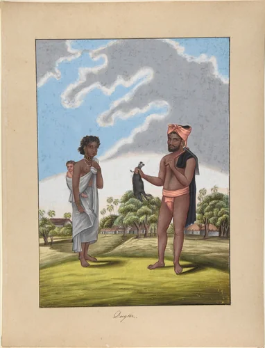 Dugler, from Indian Trades and Castes by anonymous, drawing, 1835-1845