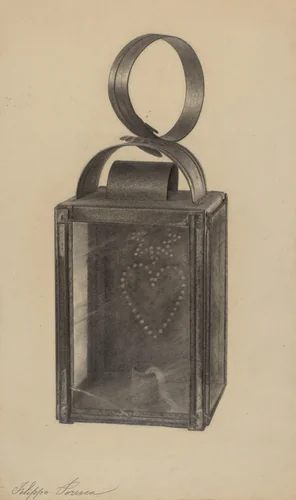 Hand Lantern by Filippo Porreca, index of american design, 1938