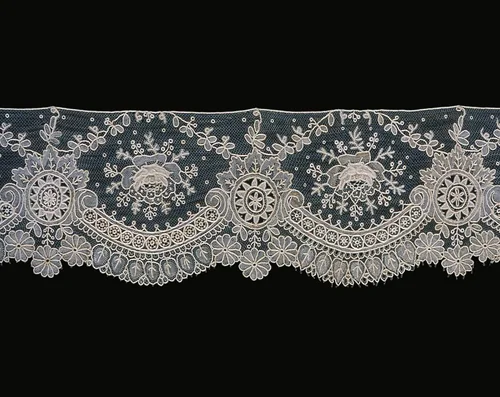 Three Borders by Belgium, textile, 1875-1900