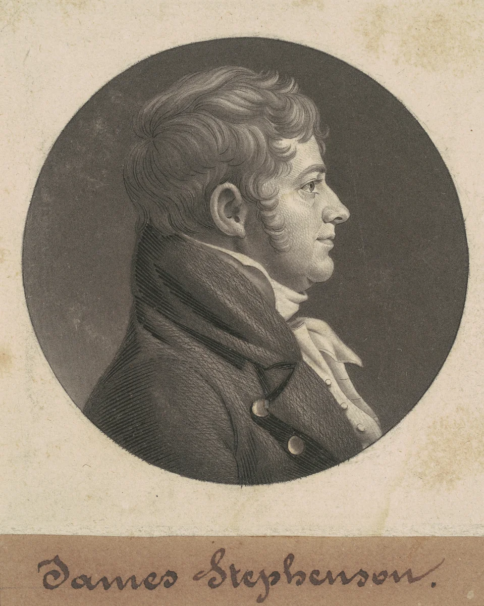 Joseph Hopper Nicholson by Charles B. J. Févret de Saint-Mémin, print, 1801-1811