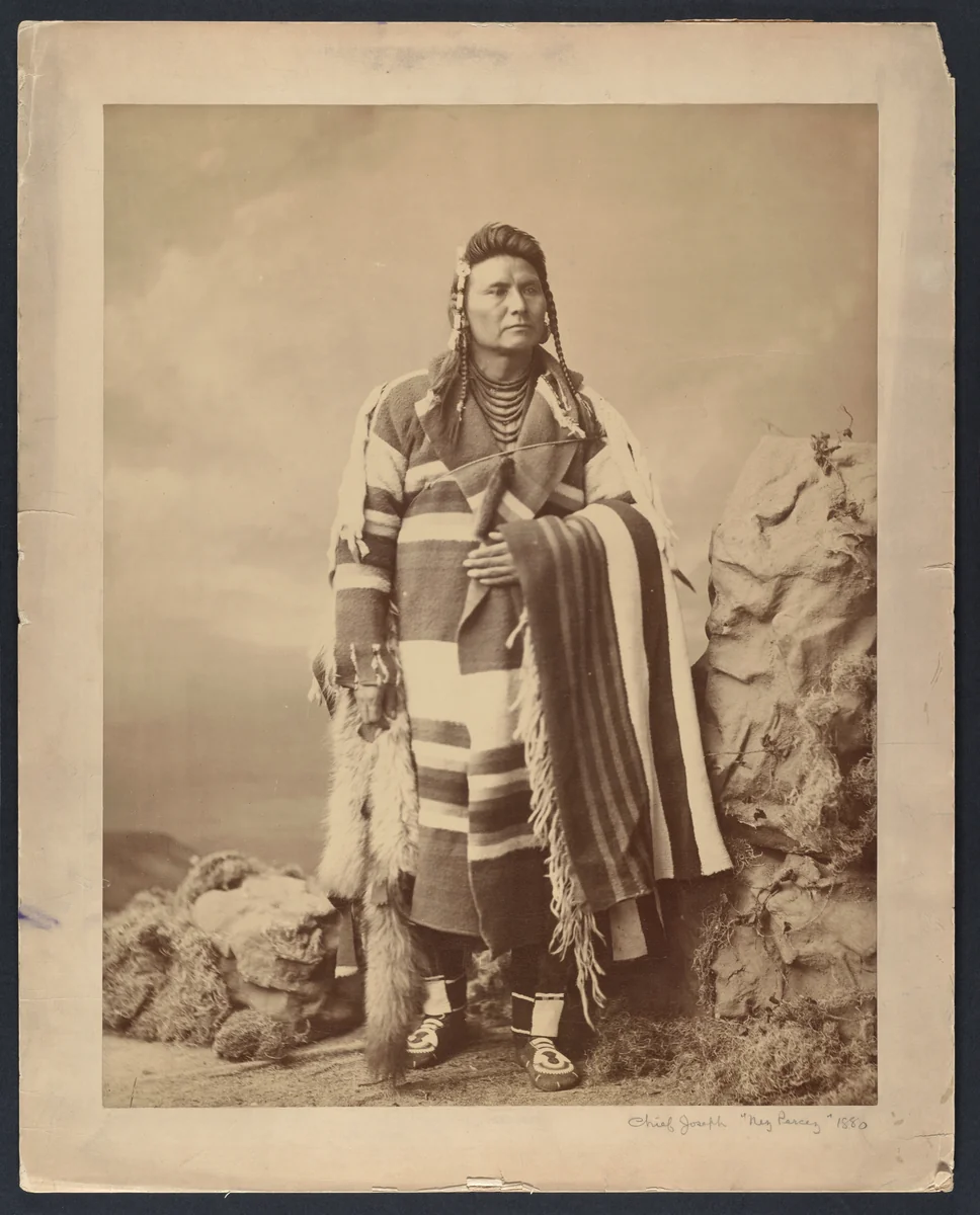 Hinmatóowyalahtq’it (Chief Joseph) by Charles Milton Bell, photograph, 1879