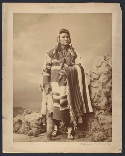 Hinmatóowyalahtq’it (Chief Joseph) by Charles Milton Bell, photograph, 1879