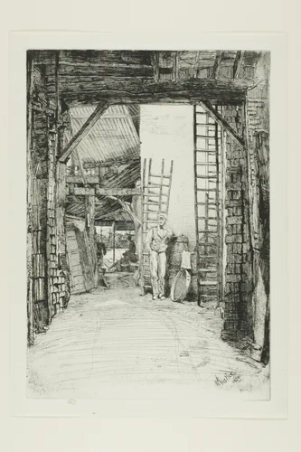 The Lime-Burner by James McNeill Whistler, print, 1859