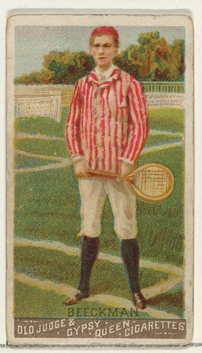 Beekman, Lawn Tennis, from the Goodwin Champion series for Old Judge and Gypsy Queen Cigarettes by Goodwin & Company, print, 1888