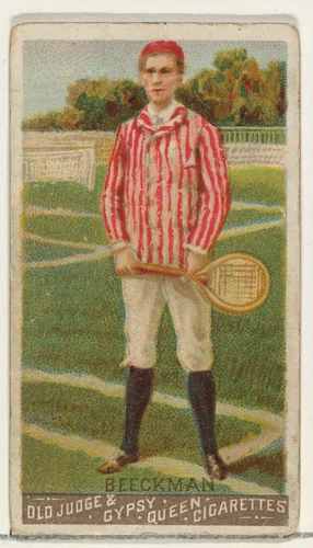Beekman, Lawn Tennis, from the Goodwin Champion series for Old Judge and Gypsy Queen Cigarettes by Goodwin & Company, print, 1888