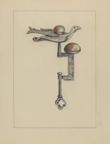 Sewing Bird by Charlotte Winter, index of american design, 1936