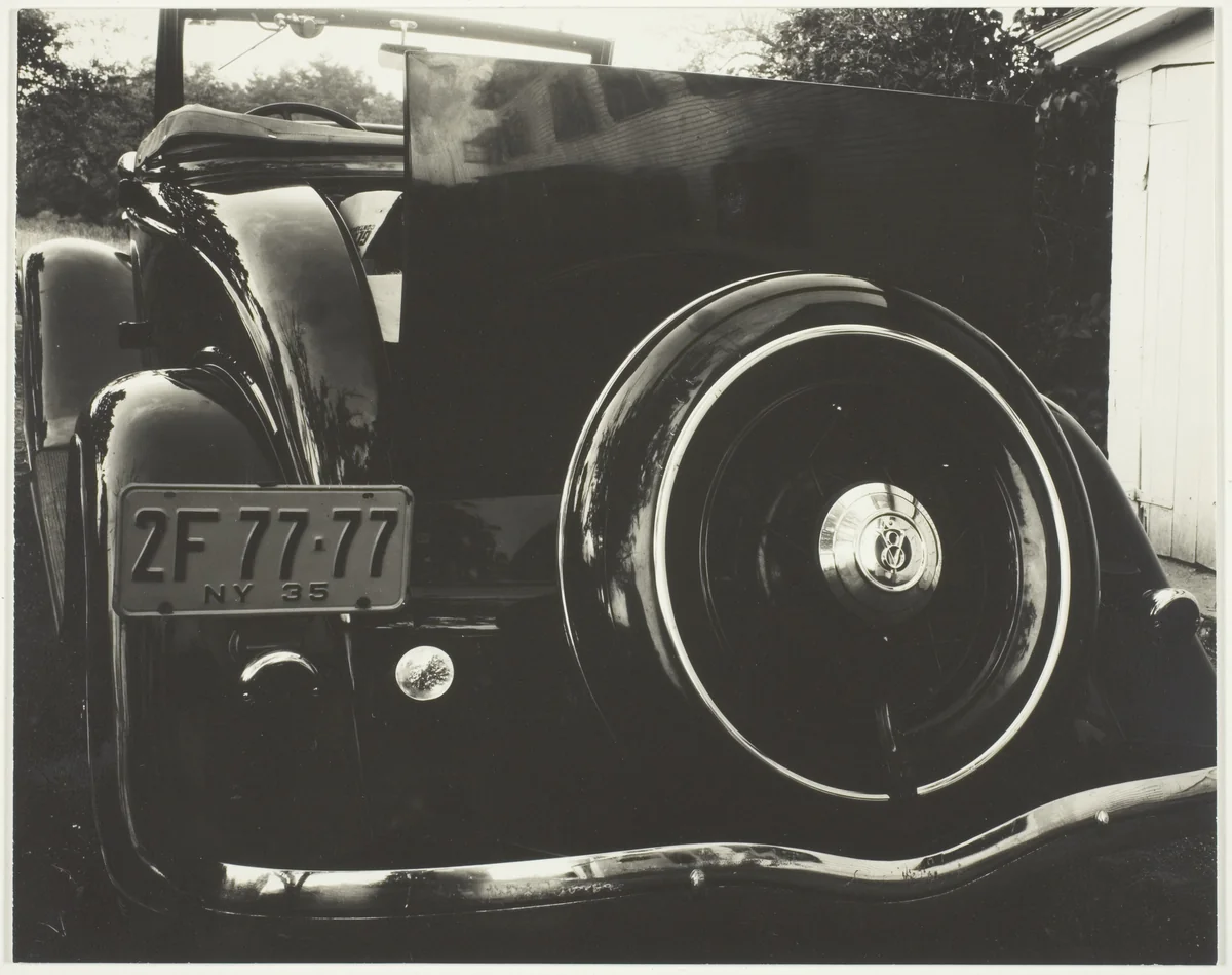 Car 2F-77-77 by Alfred Stieglitz, photograph, 1935