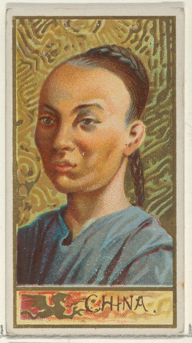 China, from the Types of All Nations series (N24) for Allen & Ginter Cigarettes by Allen & Ginter, print, 1889