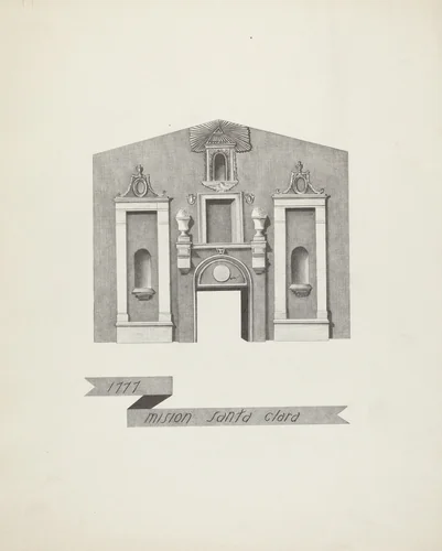Mision Santa Clara by James Jones, index of american design, 1935-1942