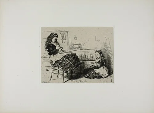 The Baby House by John Everett Millais, print, 1863