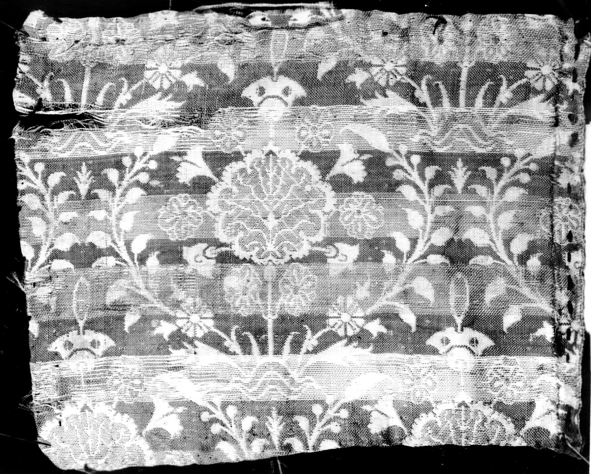 Fragment by Iran, textile, 1601-1700