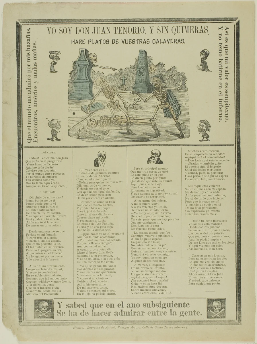 I Am Don Juan Tenorio by Manuel Manilla, print, 1850-1900