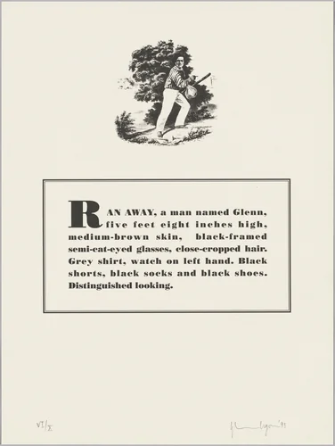 Untitled by Glenn Ligon, portfolio, 1993