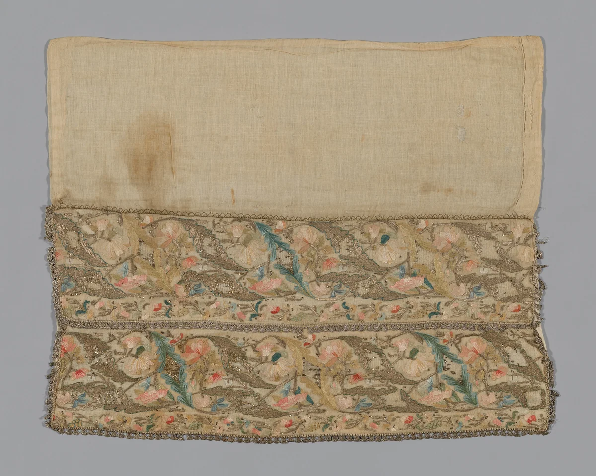 Towel or Napkin (Altered) by Turkey, textile, 1775-1825