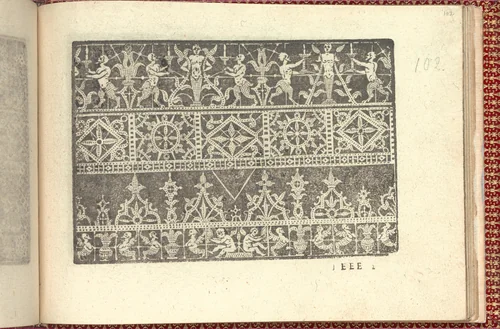 Corona delle Nobili et Virtuose Donne: Libro I-IV, page 102 (recto) by Cesare Vecellio, book, 1601