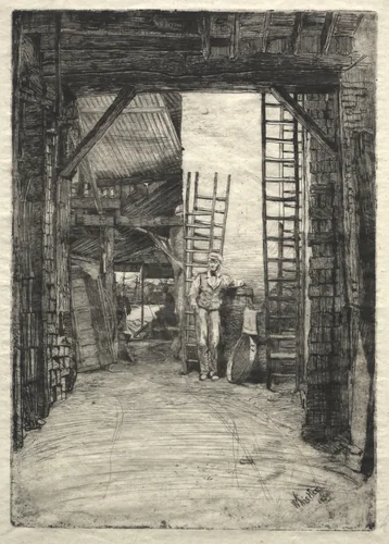 The Lime-Burner by James McNeill Whistler, print, 1859