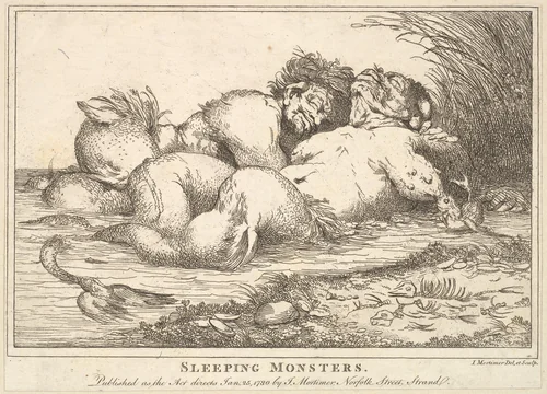 Sleeping Monsters by John Hamilton Mortimer, print, 1780