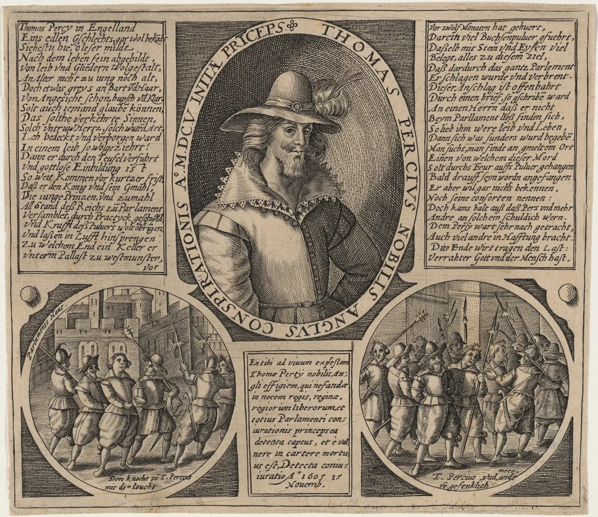 Thomas Percy and the Gunpowder Plot by Unknown 19th Century, print, 1800-1899