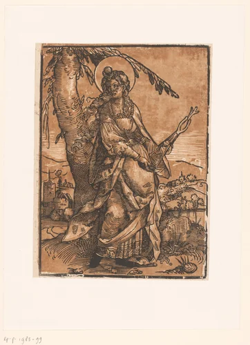 Heilige Apollonia by anonymous, print, 1510-1550