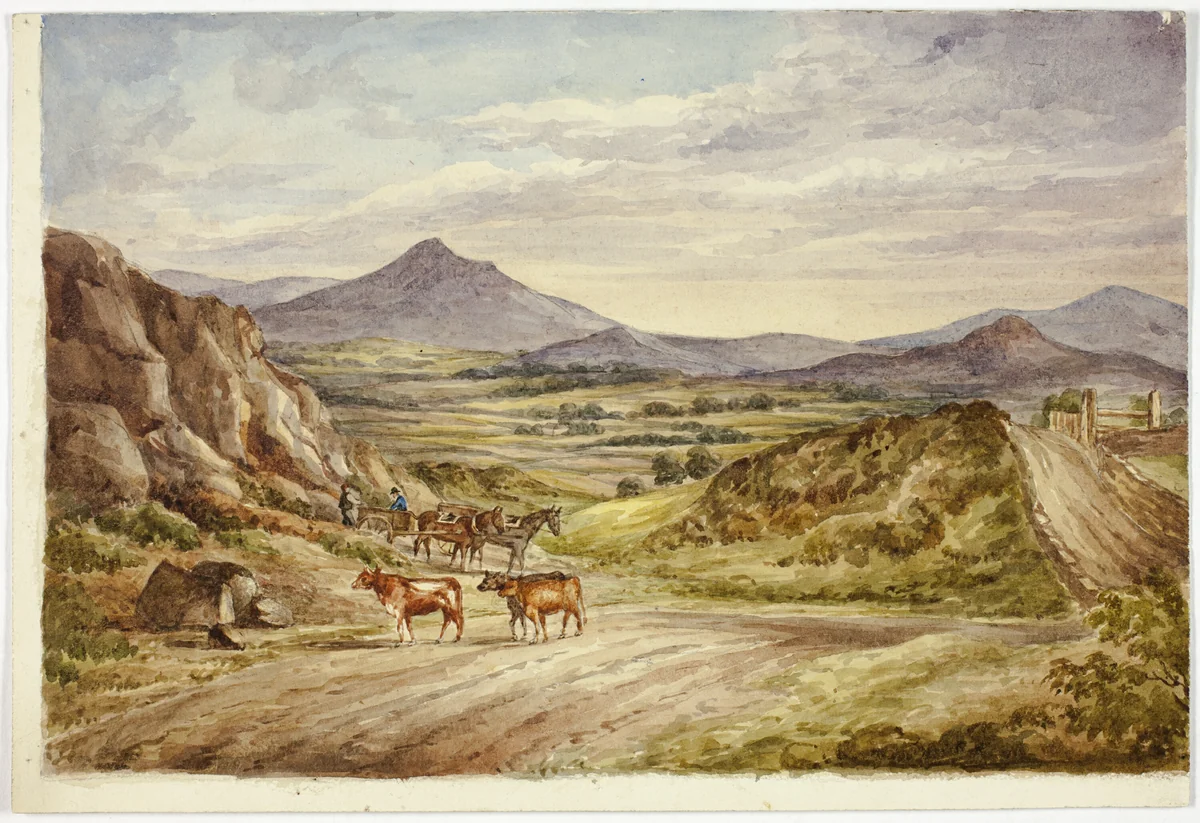 Wicklow Hills by Elizabeth Murray, painting, 1843