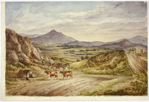 Wicklow Hills by Elizabeth Murray, painting, 1843