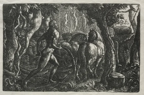 The Ploughman by Edward Calvert, print, 1829