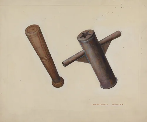 Star Pastry Squeezer by John Petrucci, index of american design, 1939