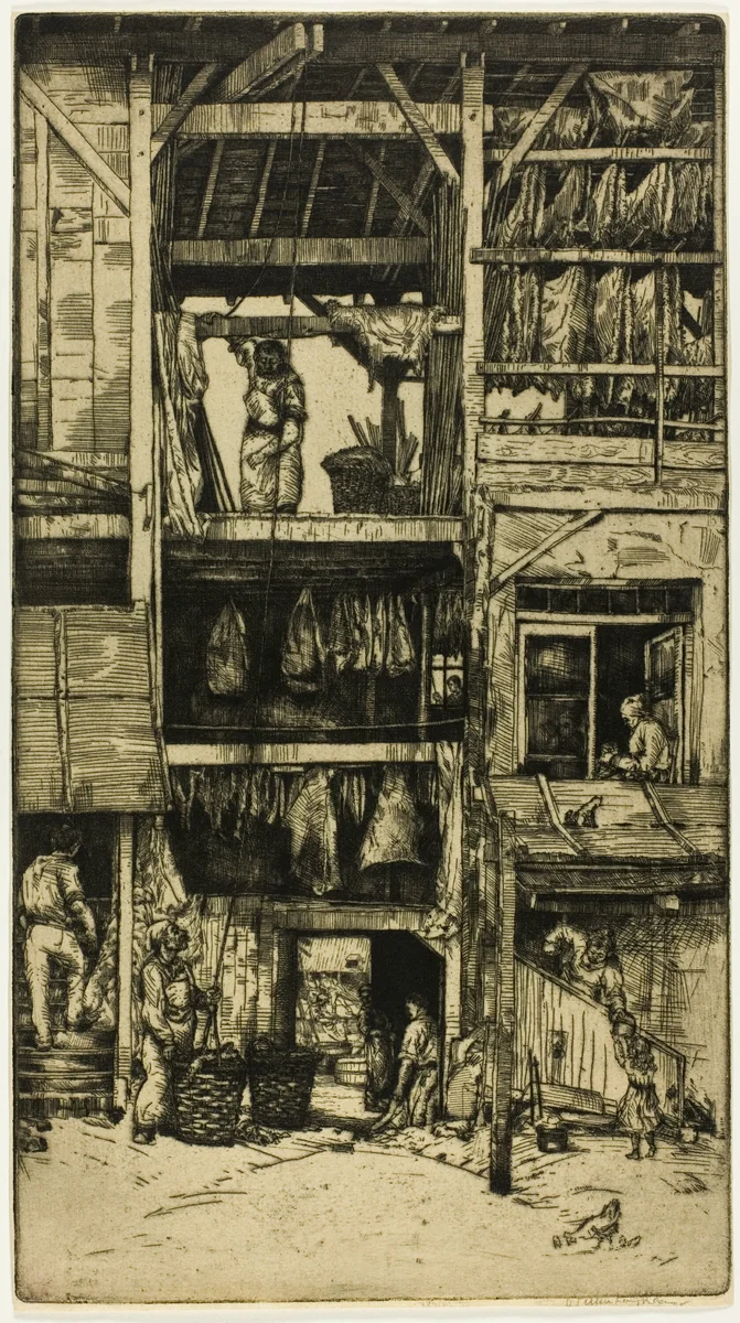 The Tannery by Donald Shaw MacLaughlan, print, 1901
