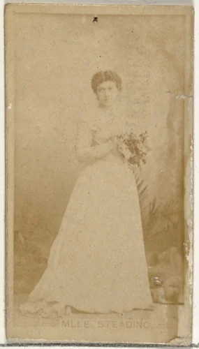 Mlle. Steading, from the Actors and Actresses series (N145-8) issued by Duke Sons & Co. to promote Duke Cigarettes by W. Duke, Sons & Co., photograph, 1890-1895