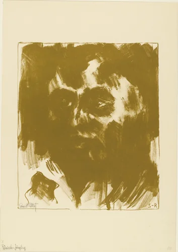 Young Roman (Römischer Jüngling) by Karl Schmidt-Rottluff, print, 1908