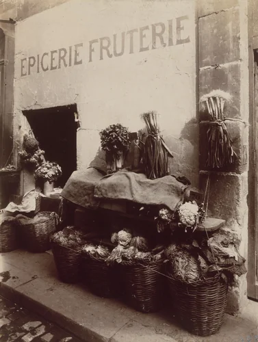 Épicerie Fruiterie by Eugène Atget, photograph, 1912