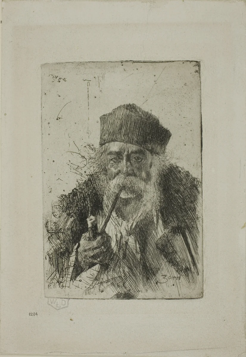Executioner from Siebenbürgen by Anders Zorn, print, 1885