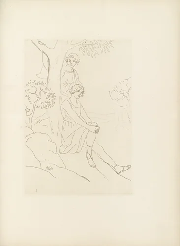 Untitled (plate, folio 23) from Ten Sonnets by Othon Coubine, illustrated book, 1924