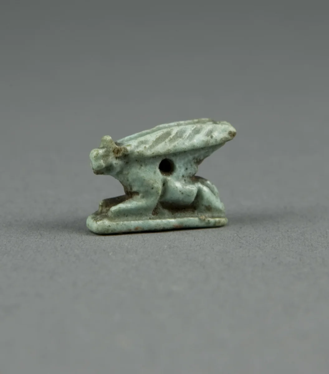 Amulet of a Hare by Egyptian, metalwork, -1070--656