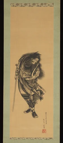Black Shōki, the Demon Queller by Katsushika Hokusai (葛飾 北斎), painting, 1615-1868