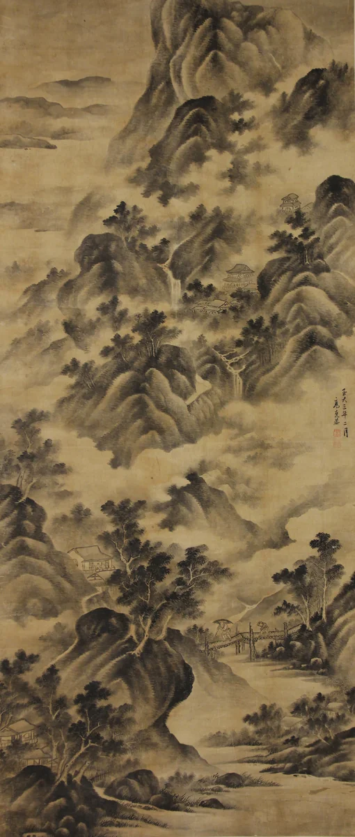Landscape by Unidentified Artist, painting, 1368-1911